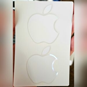 Apple White Logo Stickers